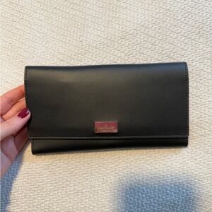 Kate Spade Black Leather Wallet